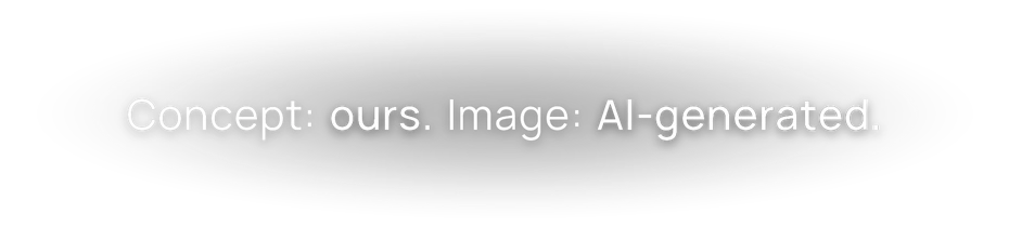 Concept: ours. Image: AI-generated.
